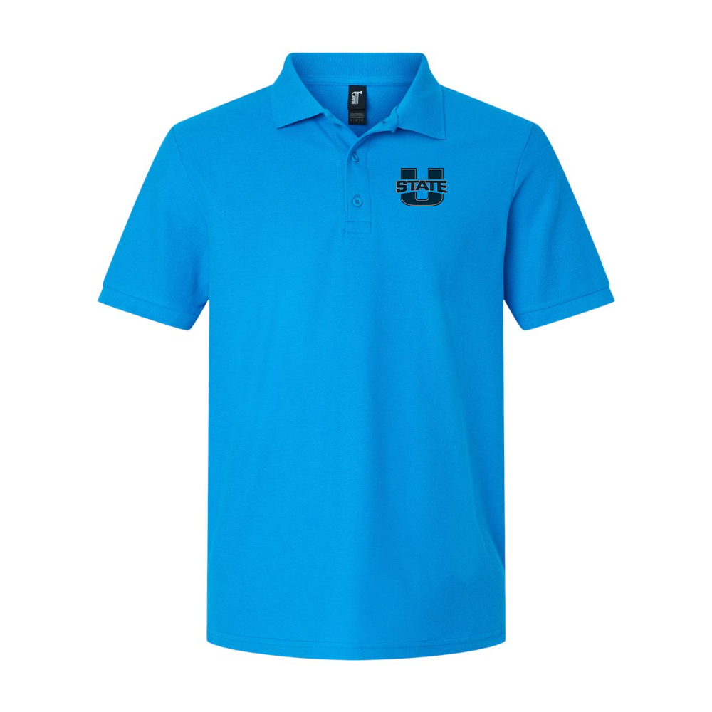 Men's Utah State Aggies Gildan Hammer Pique Polo